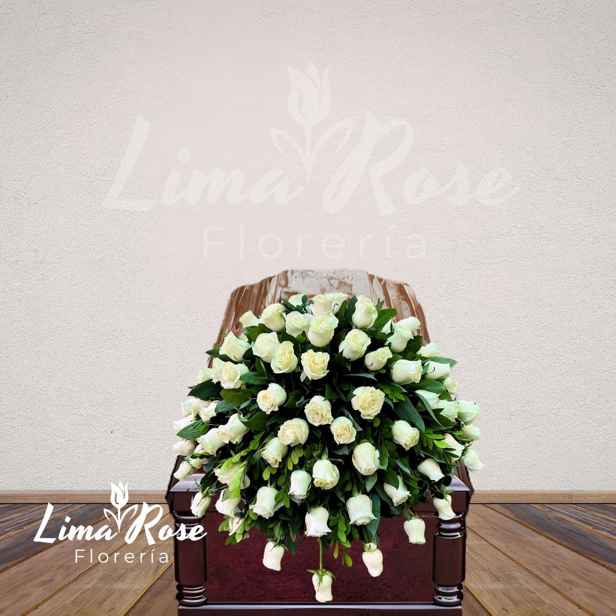 Manto Eterno de Rosas Blancas